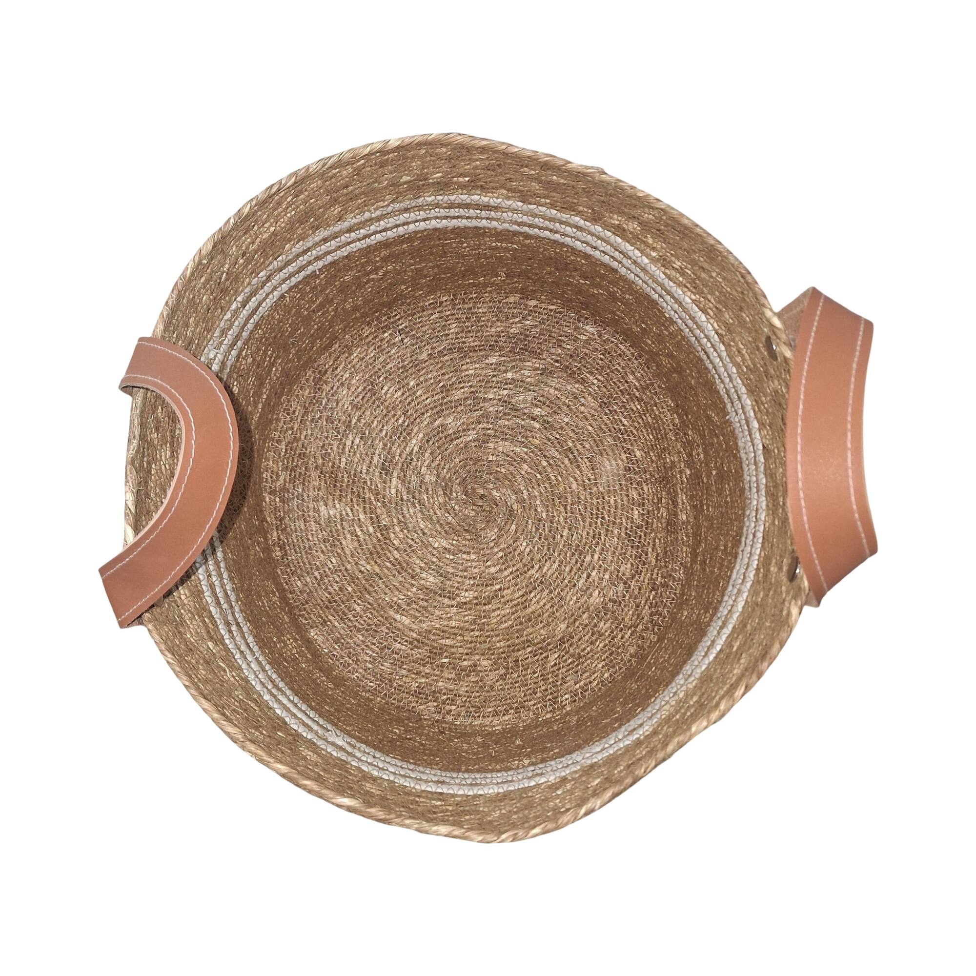 12" Natural Jute Woven Storage Basket by Ashland®